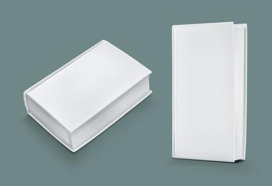 Blank Book Cover Template